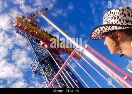 Skydrop Adventure Island fahren. Southend. Essex. England. UK Stockfoto