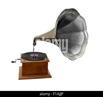 Grammophon. Stockfoto