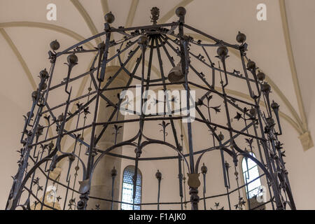 Bimah, Rednerpodium, Stara oder Alte Synagoge, Krakau, Polen Stockfoto