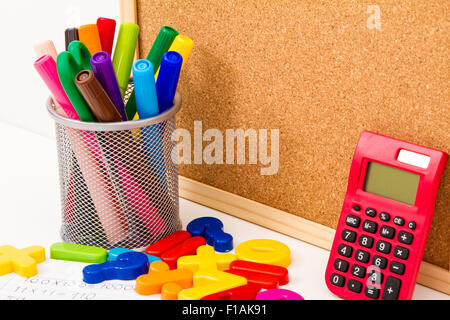 Studium der Mathematik, einige Berechnungen Stockfoto