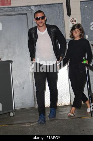 New York, NY, USA. 31. August 2015. Ed Skrein unterwegs für Promi-Schnappschüsse - Mo, New York, NY 31. August 2015. Bildnachweis: Derek Sturm/Everett Collection/Alamy Live-Nachrichten Stockfoto