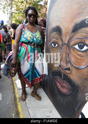 Spike Lee Straßenfest in Bedford-Stuyvesant Abschnitt von Brooklyn, New York, 29. August, 20015. Stockfoto