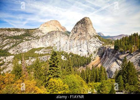 Nevada Fall im Yosemite Nationalpark, Kalifornien, USA. Stockfoto