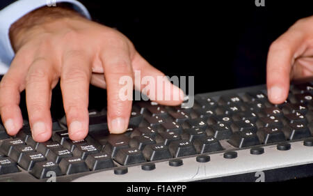 Tastatur eingeben Stockfoto