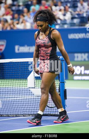 New York, NY, USA. 31. August 2015. Serena Williams unterwegs für Promi-Schnappschüsse - Mo, New York, NY 31. August 2015. Bildnachweis: Steven Ferdman/Everett Collection/Alamy Live-Nachrichten Stockfoto