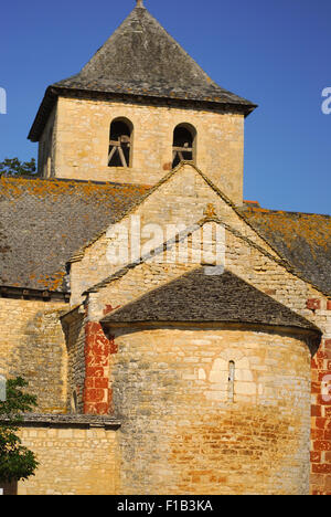 Die Kirche Saint-Pierre-Ès-Liens, Rampoux, Lot-Tal Stockfoto