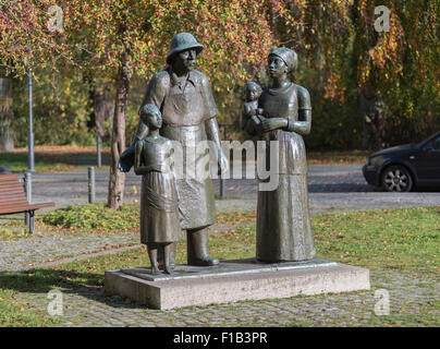 Denkmal für Albert Schweitzer 1875-1965, von Gerhard Geyer, Weimar, Thüringen, Deutschland geformt Stockfoto