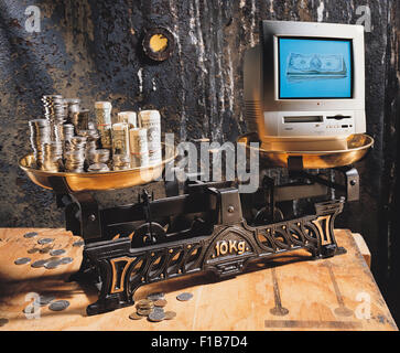 Hamburg, Deutschland, Symbolfoto Kosten für computer Stockfoto