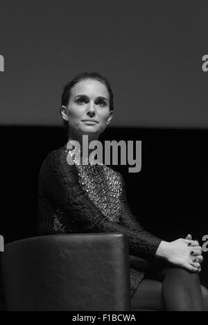 Natalie Portman, Natalie Hershlag, israelisch-amerikanische Schauspielerin, vor dem Haus der Berliner Festspiele auf der 65. Berlinale Stockfoto