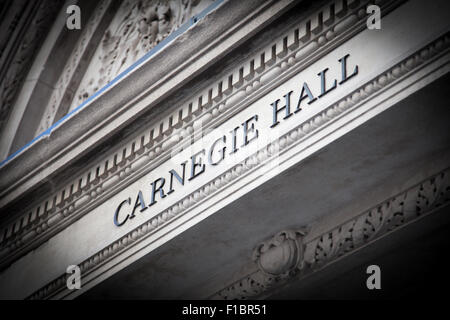 Carnegie Hall in New York City Stockfoto