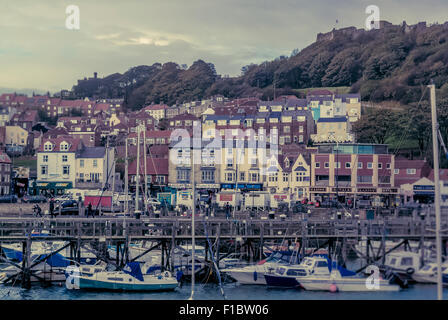 Hafen, South Bay, Scarborough Stockfoto