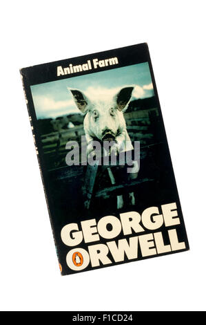 1976-Penguin-Ausgabe von Animal Farm von George Orwell. Stockfoto