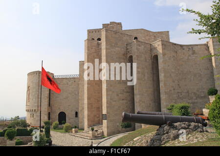 Skanderbeg Nationalmuseum, Kruja Schloss, Kruja, Albanien, Balkan, Europa Stockfoto