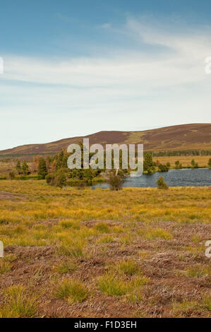 Schwarzes Loch auf dem Dava Moor Stockfoto