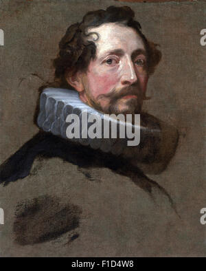 Anthony Van Dyck - eine Studie für den Kopf eines Richters von Brüssel Stockfoto