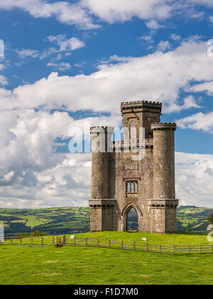 Paxton Turm in der Nähe von Llanarthney in das Towy Tal, Carmarthenshire Stockfoto