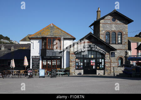 die alte Rettungsstation in Looe an der Südküste von cornwall Stockfoto