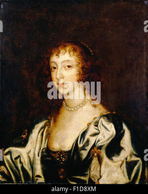 Anthony Van Dyck - Königin Henrietta Maria Stockfoto