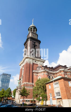 St.-Michaelis-Kirche in Hamburg Stockfoto