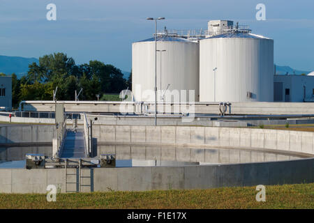 Kläranlage Stockfoto