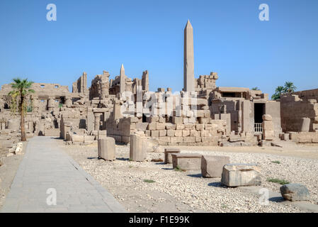 Karnak Tempel, Luxor, Ägypten, Afrika Stockfoto