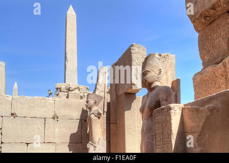 Karnak Tempel, Luxor, Ägypten, Afrika Stockfoto