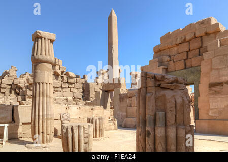 Karnak Tempel, Luxor, Ägypten, Afrika Stockfoto