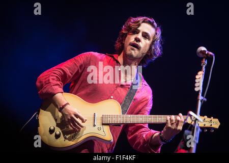 Mailand, Italien. 1. September 2015. Jack Savoretti führt an Estathé Markt Sound in Mailand, Italien: Roberto Finizio / alamy Leben Nachrichten Stockfoto