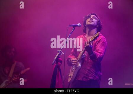 Mailand, Italien. 1. September 2015. Jack Savoretti führt an Estathé Markt Sound in Mailand, Italien: Roberto Finizio / alamy Leben Nachrichten Stockfoto