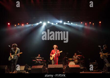 Mailand, Italien. 1. September 2015. Jack Savoretti führt an Estathé Markt Sound in Mailand, Italien: Roberto Finizio / alamy Leben Nachrichten Stockfoto