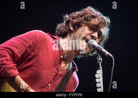 Mailand, Italien. 1. September 2015. Jack Savoretti führt an Estathé Markt Sound in Mailand, Italien: Roberto Finizio / alamy Leben Nachrichten Stockfoto