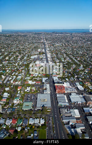 Herrschaft Road, Auckland, Nordinsel, Neuseeland - Antenne Stockfoto