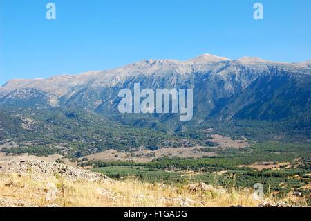 Lefka Ori oder weißen Berge im Süden von Kreta Stockfoto