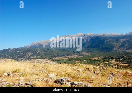 Die weißen Berge Lefka Ori in Südkreta Stockfoto