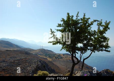 Lefka Ori oder weißen Berge im Süden von Kreta Stockfoto