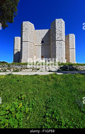 Castel del Monte, Castrum Sancta Maria de Monte, Apulien, Italien Stockfoto