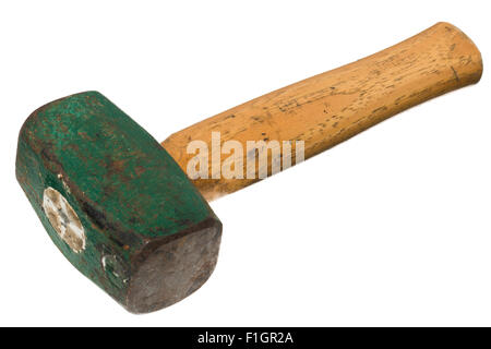 Club oder Klumpen Hammer. Schneiden Sie aus. Stockfoto