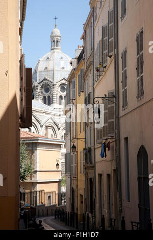 Kathedrale von Marseille - Cathédrale Sainte Marie Majeure de Marseille- oder Cathedral of Saint Mary Major Marseilles Frankreich Stockfoto