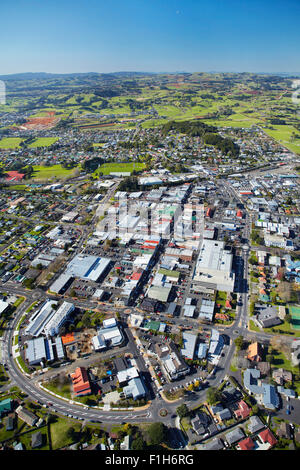 City Stadt Centre, South Auckland, Nordinsel, Neuseeland - Antenne Stockfoto