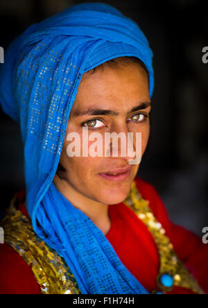 Kurdische junge Frau, Palangan, Iran Stockfoto