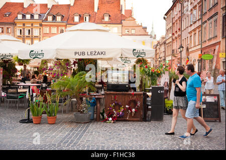 U Fukiera Restaurant außerhalb Tabellen Stockfoto