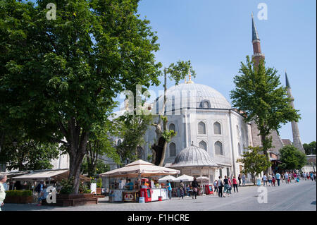 Türkei, ISTANBUL: Die Hagia Sophia ist eine der historischen Höhepunkte Istanbuls in Sultanahmet, dem historischen Teil der Stadt. T Stockfoto