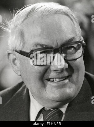 Ehemalige britische Premierminister James Callaghan Lord Callaghan MP. 1984-Bild. Stockfoto