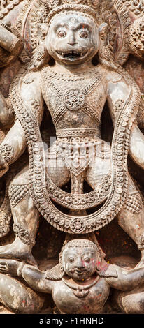 Narasimha (löwenköpfige Gott, eine Inkarnation von Vishnu) Stockfoto
