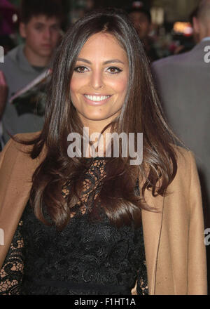 London, UK. 1. September 2015. Olivia Wayne Teilnahme an der "Gebäude-Jerusalem" Welt-Premiere im Empire, Leicester Square in London, Vereinigtes Königreich. Bildnachweis: Stills Presse/Alamy Live-Nachrichten Stockfoto