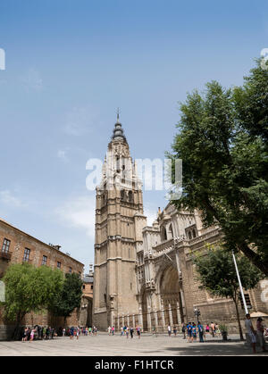 Der Primas-Kathedrale der Heiligen Maria von Toledo, (Catedral Primada Santa María de Toledo), Toledo, Castilla-La Mancha, Spanien. Stockfoto