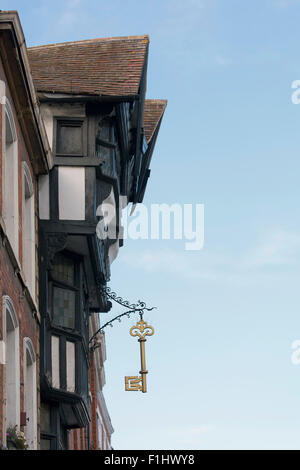 Fachwerkbau, Tewkesbury, Gloucestershire Stockfoto