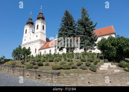 Tihany Abbey in der Nähe von Plattensee, Ungarn Stockfoto