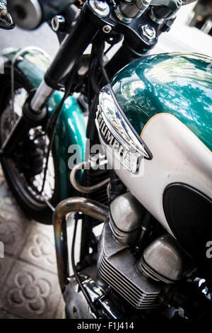 Oldtimer British Triumph Trident-Motorrad Stockfoto