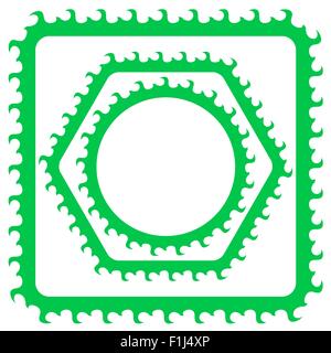Grüner Rahmen Stock Vektor